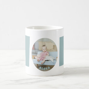 Custom modern simple Mother's Day gift photo Mom Coffee Mug