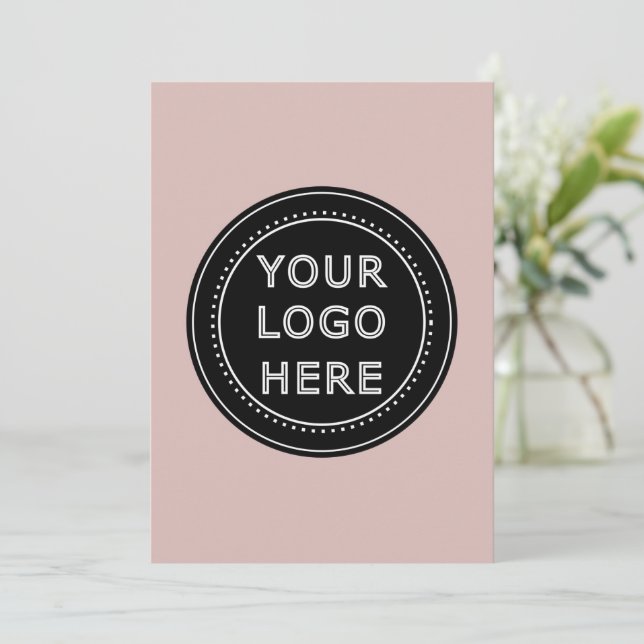  Custom modern, stylish, & elegant Invitation (Standing Front)