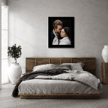 Custom Modern Thin Black Frame  Canvas Print<br><div class="desc">This design is modern, simple, minimalist. It has a built in black thin frame for your favorite picture. It will look amazing on any wall and it is a beautiful custom made gift for any occasion, especially bridal showers, weddings, anniversaries, St Valentine's Day, Christmas, father's day, mothers day, and birthdays....</div>