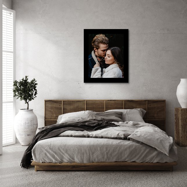 Custom Modern Thin Black Frame  Canvas Print (Creator Uploaded)