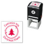 Custom Modern Tree Holiday Christmas Self-inking Stamp