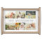Custom Modern Trendy Family Name Photo Collage