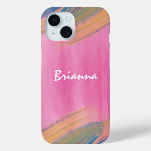 Custom modern watercolor iPhoneiPad case
