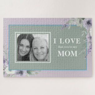 Custom Mom Daughter Photo Jigsaw Puzzle