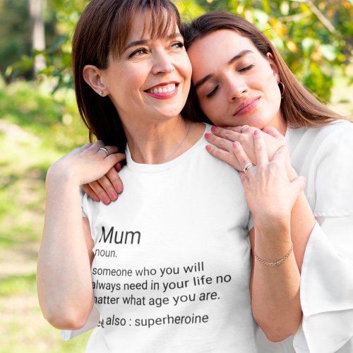 Custom Mom Definition For Mom T_Shirt