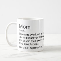 Definition of Mom Fun Dictionary Custom Mug