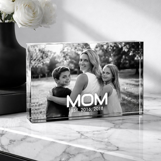 Custom Mom Established Modern Bold Photo Block (Creator Uploaded)