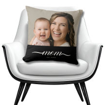Custom Mom Established Modern Script Photo 