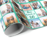 Custom Mom fantastic at 80 birthday photo collage Wrapping Paper<br><div class="desc">👉 Put a smile on a face with this awesome 80th birthday Mom photo collage wrapping paper! - Simply click to personalize this design 🔥 My promises - This design is unique and is designed with you in mind 🙏 Thank you for supporting my small business - If you would...</div>