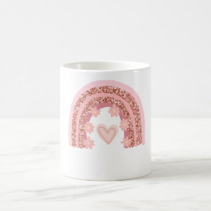 Custom Mom Kids Personalized Name Cute Rainbow T- Coffee Mug