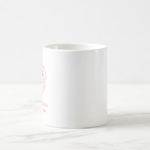 Custom Mom of Two Heart Coffee Mug