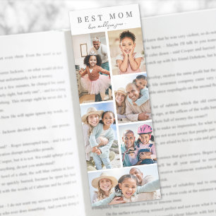 Custom Mom Photo Collage Bookmarks