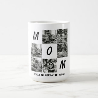 Custom Mom Photo Mug: Personalized Mothers Day Coffee Mug