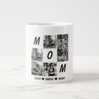 Custom Mom Photo Mug: Personalized Mothers Day Giant Coffee Mug