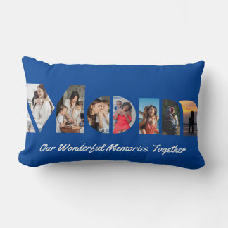 Custom Mom Photo Throw Pillow
