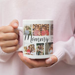 Custom Mommy 12 Photo Collage Coffee Mug<br><div class="desc">Discover our photo-centric coffee or tea mug, an ideal gift for birthdays or Mother's Day, this mug allows you to feature 12 photos as a sentimental keepsake. Emblazoned with a cheerful 'Happy Birthday' text, you have the flexibility to change or delete the message to suit any occasion. It's not just...</div>
