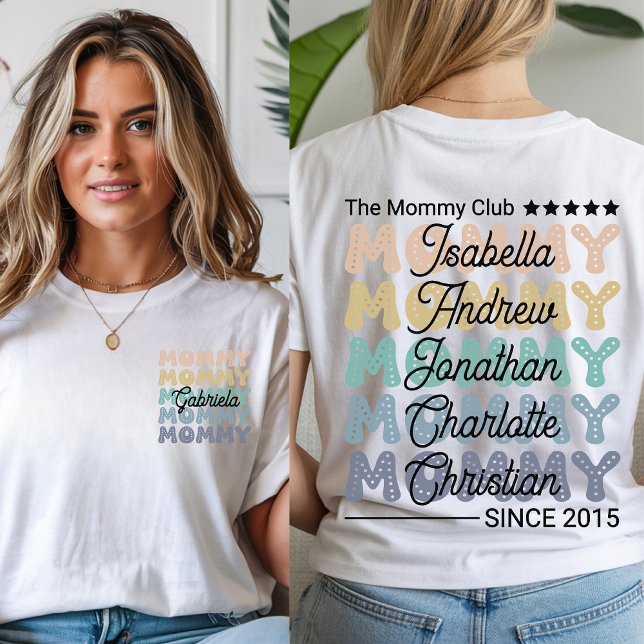 Custom Mommy Club Shirt – Retro Mama Sweatshirt (mommy shirt, the mommy club shirt, retro mom shirt, retro mama sweatshirt, mother’s day gift,)
