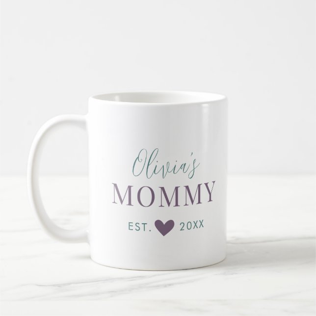 Custom Mommy Established Coffee Mug (Left)