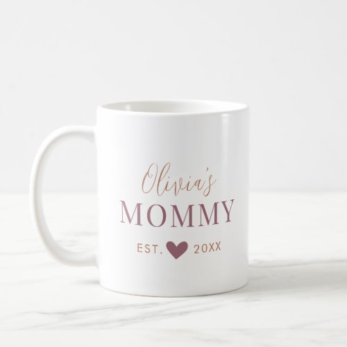 Custom Mommy Established Coffee Mug