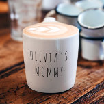 Custom MOMMY Photo & Name Gift Espresso Cup<br><div class="desc">Brighten Mommy’s coffee break with this adorable personalized espresso cup! Featuring her children’s smiling faces and their names in a sweet circular photo design with heart accents, this custom mug is both heartwarming and stylish. The perfect mini mug for espresso lovers and busy moms alike—ideal for Mother's Day, birthdays, or...</div>