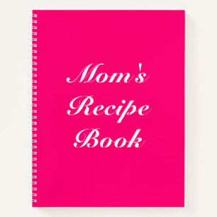 Custom Mom's Recipe Book Mother's day Birthday
