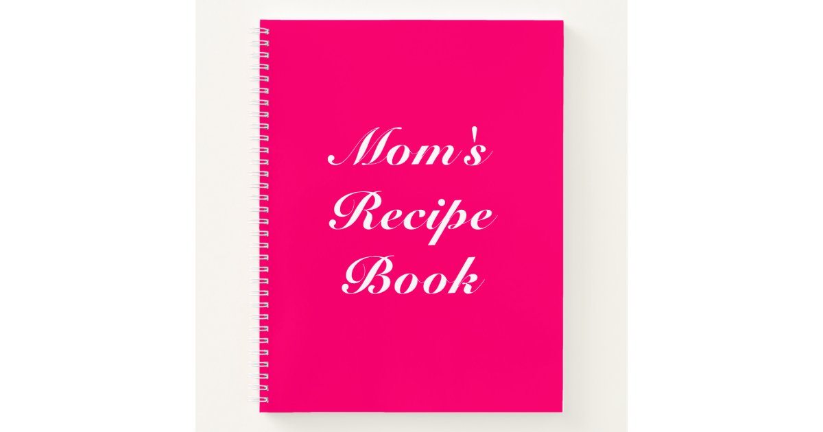 Mother's Day recipes - personalised book