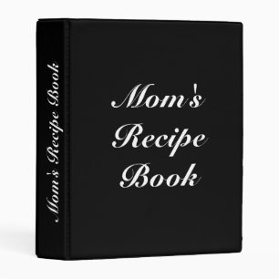 Custom Mom's Recipe Book Mother's day Birthday Mini Binder