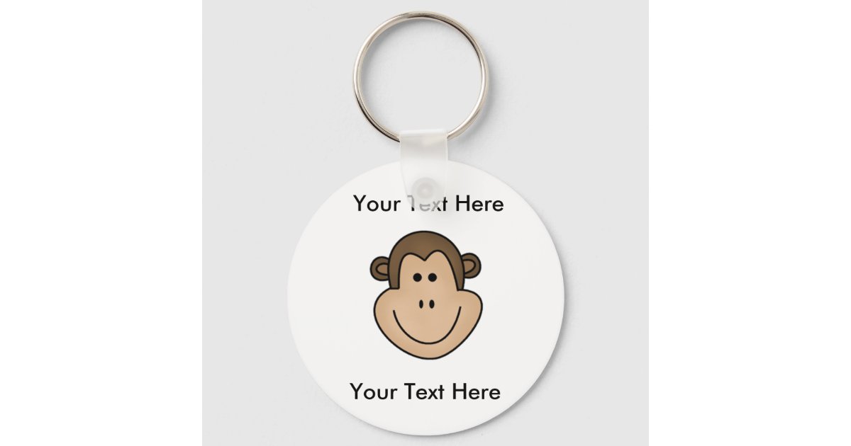 Custom Mini Monkey Key Chain with Logo