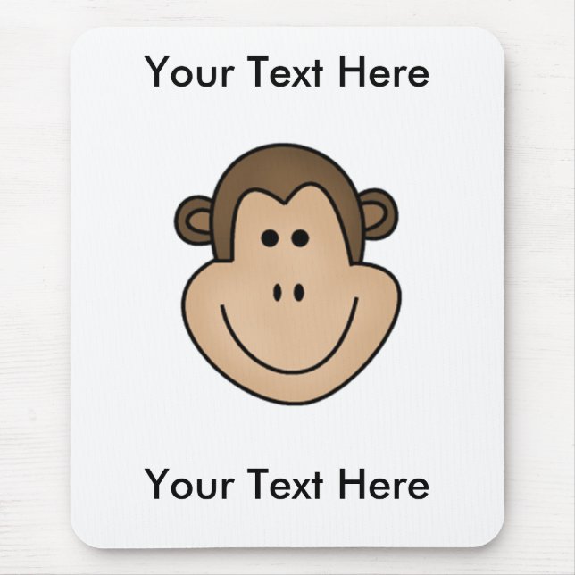 Custom Monkey Mousepad - Customizable (Front)