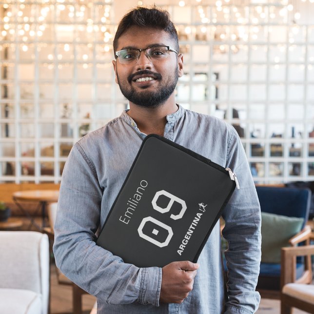 Custom Monochromatic Argentinian National Team  Laptop Sleeve (Creator Uploaded)