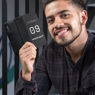 Custom Monochromatic Argentinian National Team  Samsung Galaxy S5 Wallet Case