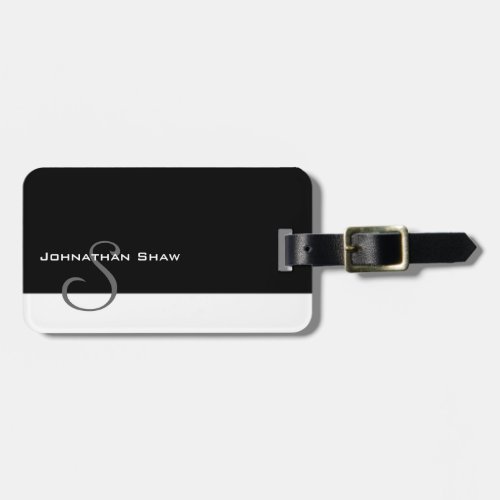 Custom Monogram 5 Luggage Tag