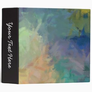 Custom Monogram Abstract Art Modern 3 3 Ring Binder