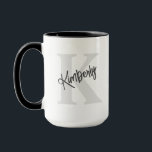 Custom Monogram and Name Mug<br><div class="desc">A simple monogrammed mug that you can personalize with just a few clicks. Great for bridesmaids,  party favors,  birthdays,  and more!</div>