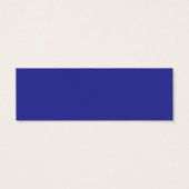 Custom Monogram and Name Vintage Art Mini Bookmark (Back)