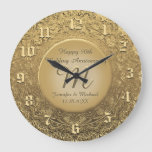 Custom Monogram Anniversary Clock at Zazzle