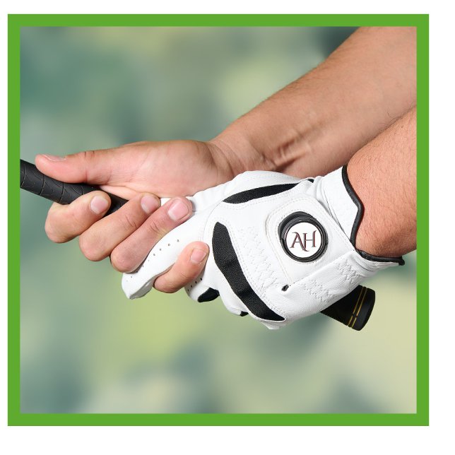 Custom Monogram Ball Marker Golf Glove (Creator Uploaded)