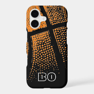 Custom monogram basketball Barely There model iPhone 17 Case