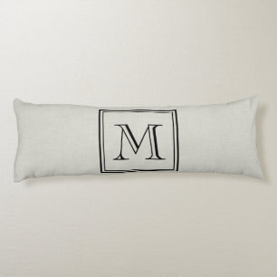 Custom Monogram Body Pillow