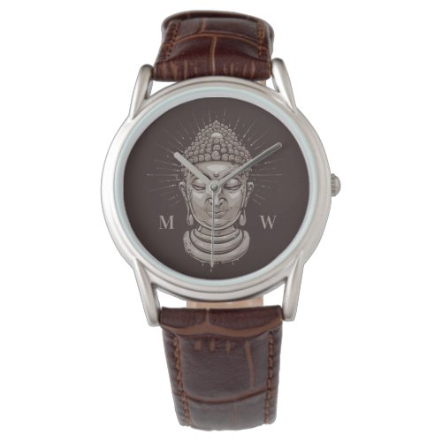 Custom monogram Buddha watches