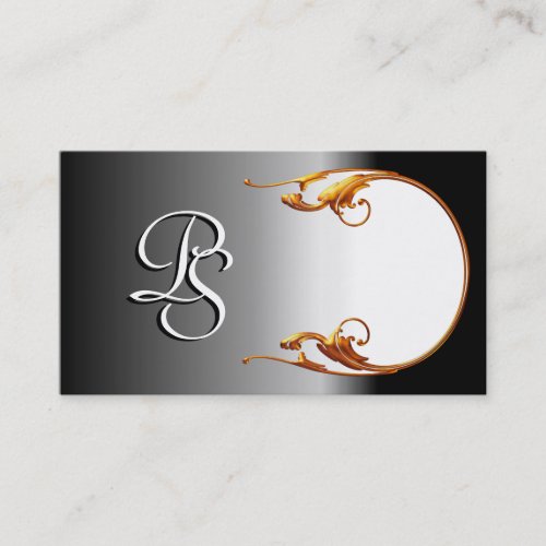 CUSTOM Monogram Business Cards