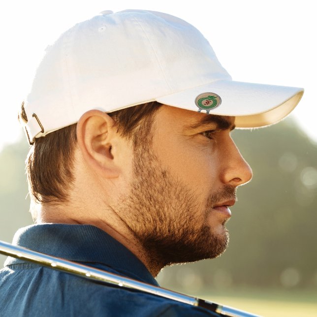 Custom Monogram Celtic Style Ouroboros Golf Hat Clip (Creator Uploaded)