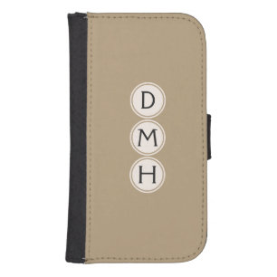 Custom monogram & color case wallets