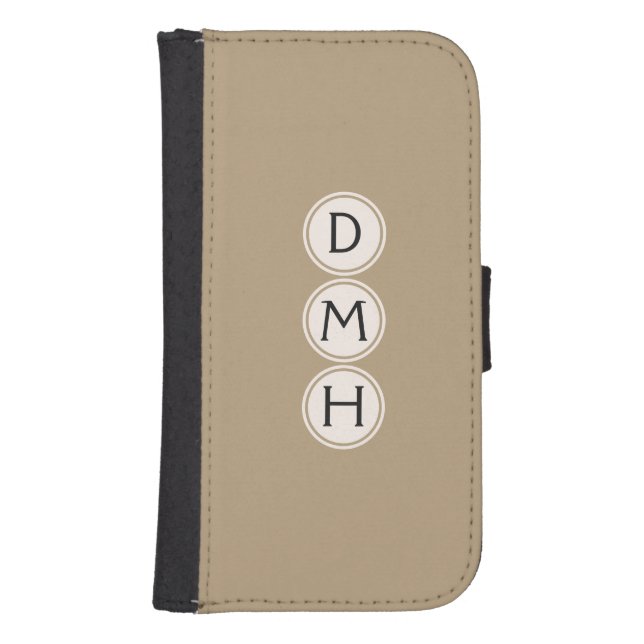 Custom monogram & color case wallets (Front)