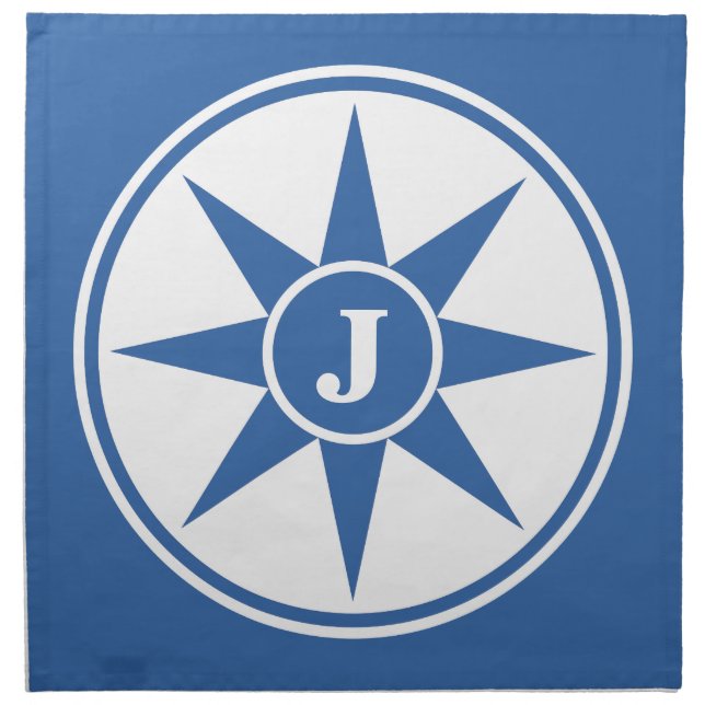 Custom monogram & color cloth napkins (Front)