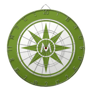 Custom monogram & color dart board
