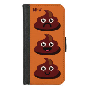 Custom monogram & color POOP phone cases