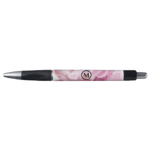 Custom Monogram Colorful Minimalist Stylish Pen