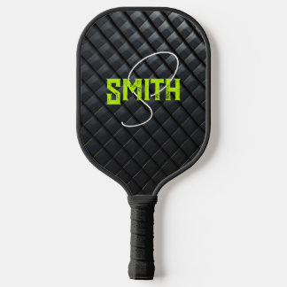 Custom Monogram combined with personalized name Pickleball Paddle
