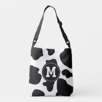 Cow Print Crossbody Personalized Cow Purse Monogrammed Cow 